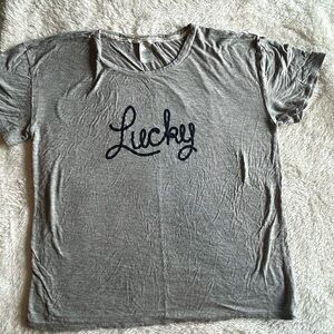 Lucky Brand Gray T Shirt | Size Medium